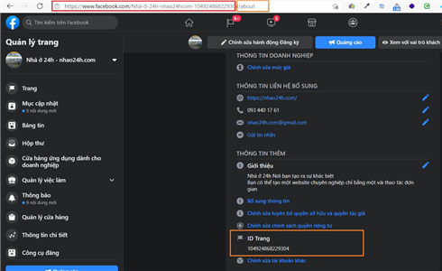 Hướng dẫn lấy ID Fanpage và cấu hình chat box trên facebook